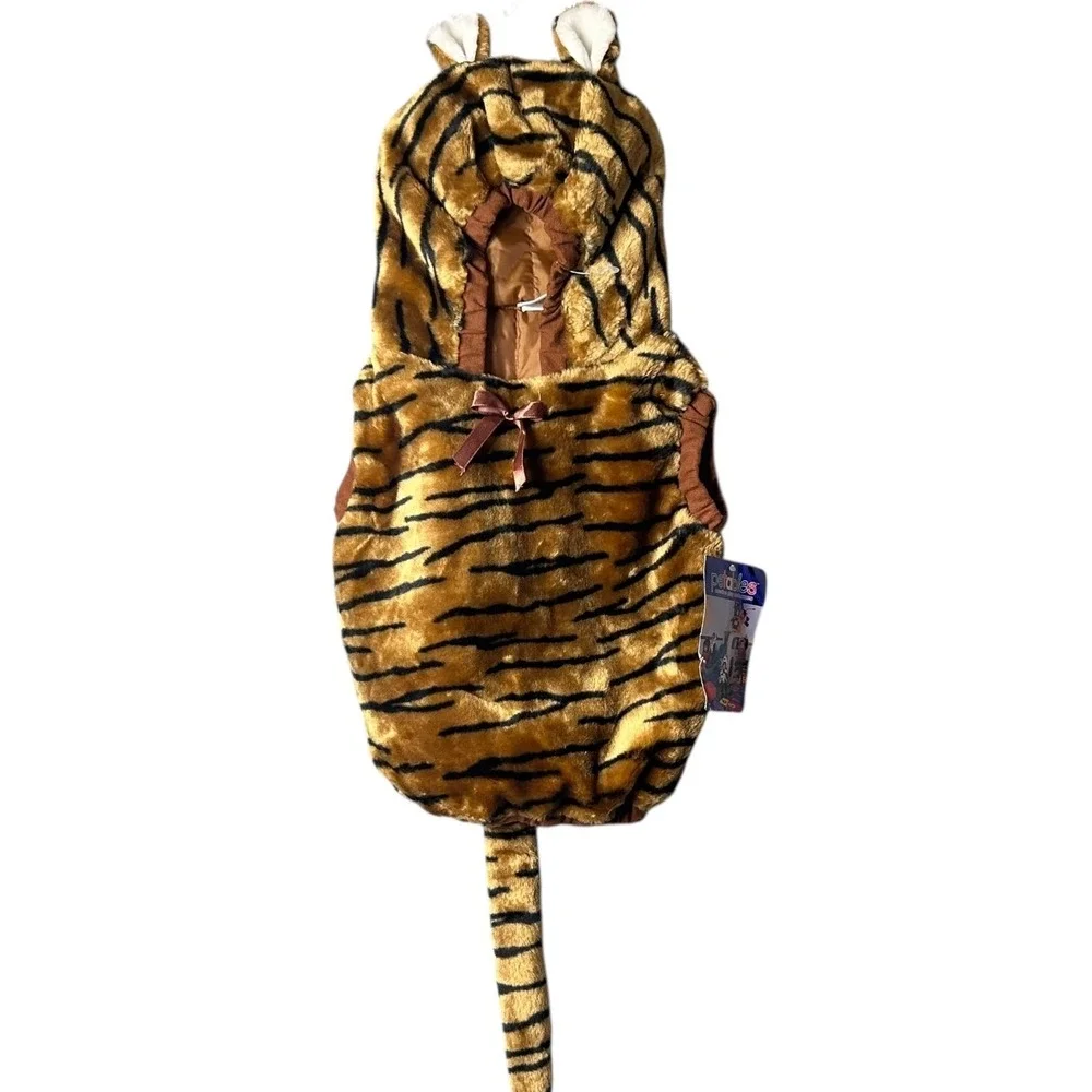 NEW Petables Animal Body Costume Tiger Baby 12-24 Months Hooded‎ Outfit